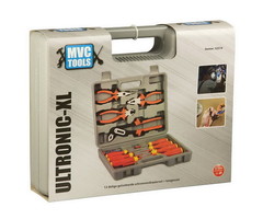 MVC Tools MVC Tools Gereedschapset 12 delig + tangen + koffer - 32514
