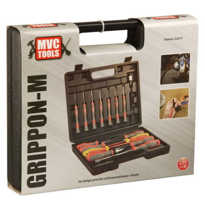 MVC Tools MVC Tools gereedschapset 36-delig divers schroeven - 32517