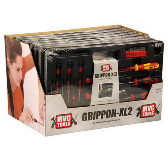 MVC Tools MVC Tools gereedschapset 23-delig schroeven+bitset - 32520