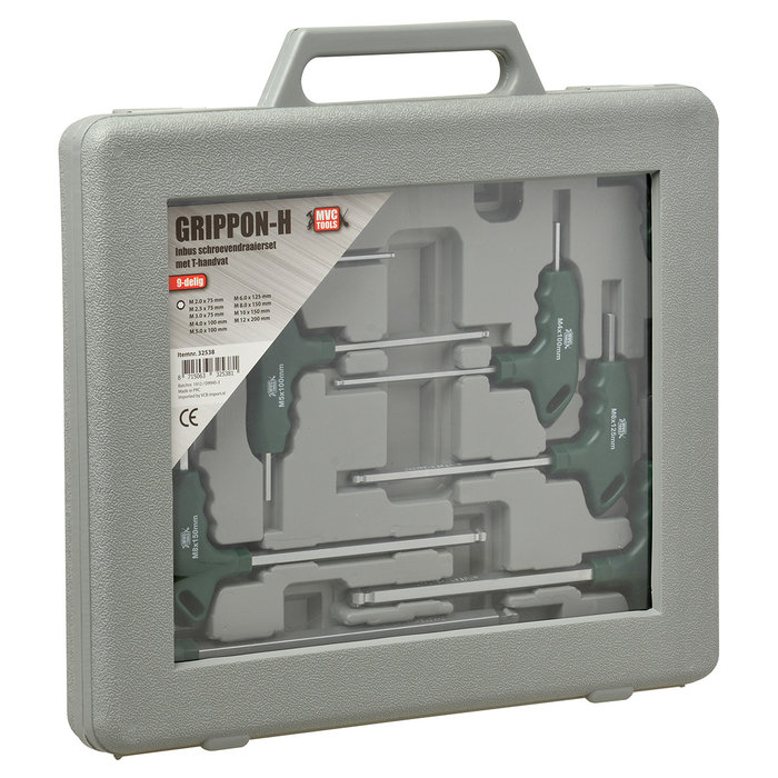 MVC Tools MVC Tools T-greep INBUS set 9-delig in koffer - 32538