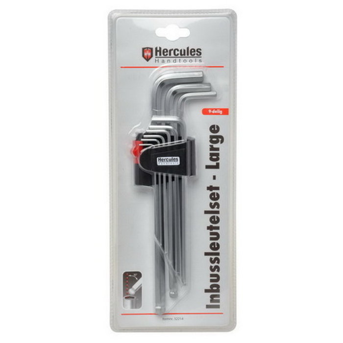 Hercules Hercules Inbussleutel set 9delig large - 32214