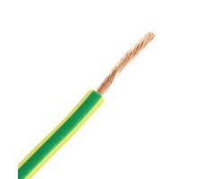 VDS montagesnoer soepel groen/geel 0.5mm²  100 meter - 16366