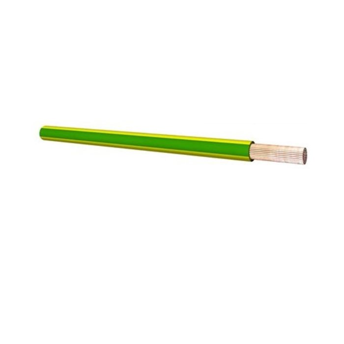 VDS montagesnoer soepel geel/groen 4 mm²  100 meter - 17181