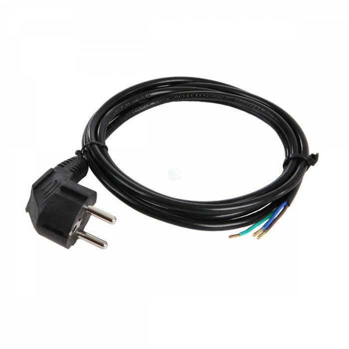 VB Extend VB Extend Aansluitsnoer + RA zwart 3x0.75mm 3 meter - 53320