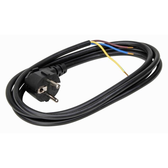 VB Extend VB Extend Aansluitsnoer + RA zwart 3x1,5mm 5 meter - 53353