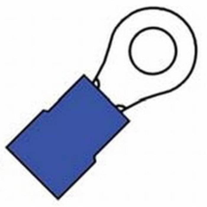 Klemko Kabelschoen oog  2,5MM2 M6 blauw - 100770 100 stuks