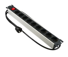 VB Extend Tafelcontactdoos 9V tbv 19inch kast 1,5meter 3x1mm met schakelaar
