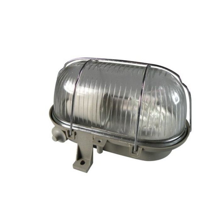 Bulleye donker grijs E27 thermoplast 230V max. 60W IP54