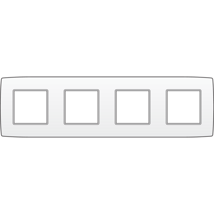 Niko Niko Original white afdekraam 4-voudig wit - 101-76400