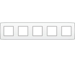 Niko Niko Original white afdekraam 5-voudig wit - 101-76005