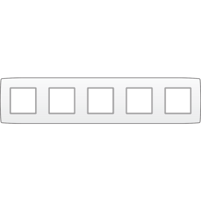 Niko Niko Original white afdekraam 5-voudig wit - 101-76005