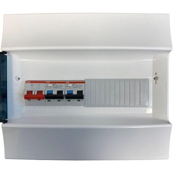 ABB ABB PV-Verdeler met 2 aardlekautomaten B16/0,03 - 1SPN001600F0070