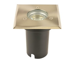 VB LED grondspot aluminium vierkant GU10 5W - 47642