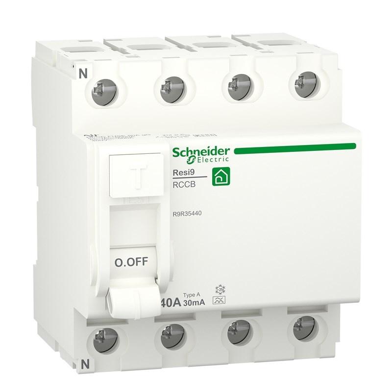 Schneider Electric Schneider Electric Resi9 Aardlekschakelaar 4P 40A 30mA - R9R35440