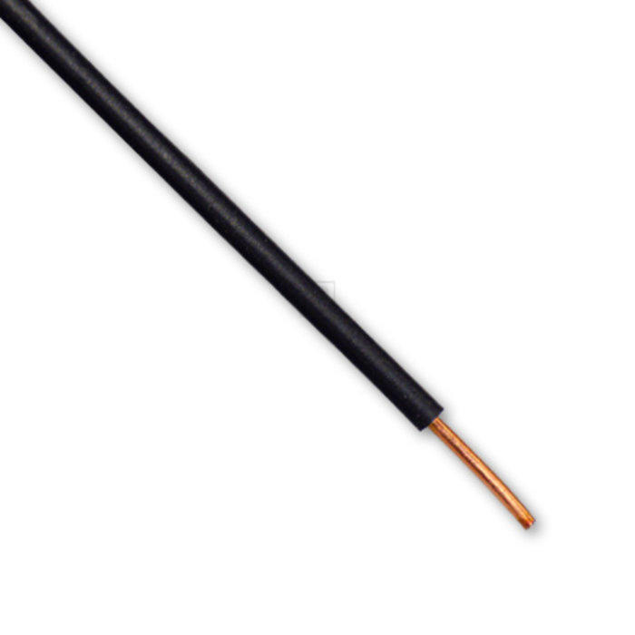 VD draad 1.5mm zwart 100 meter