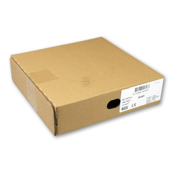 VD draad 1.5mm zwart 100 meter