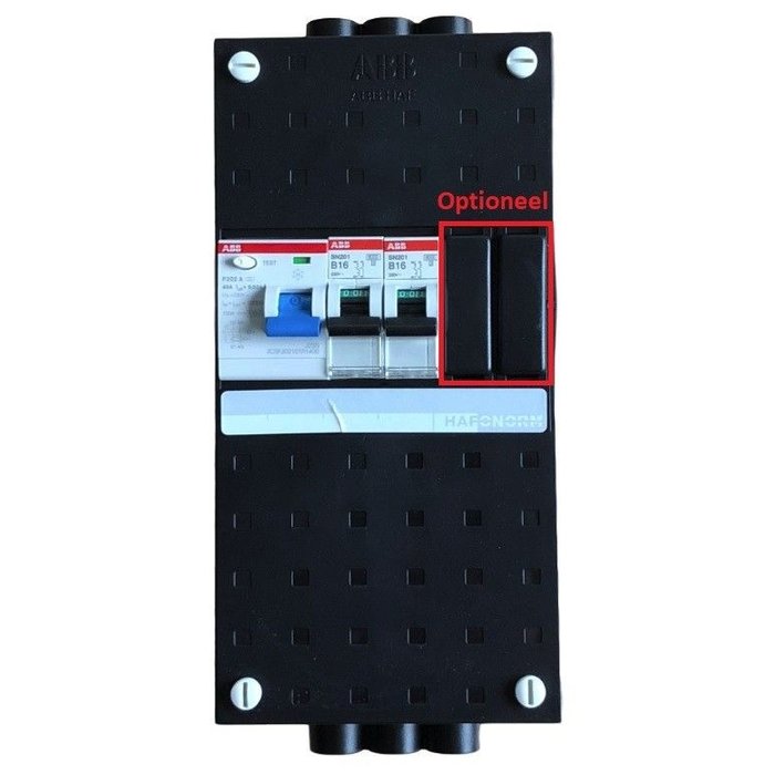 ABB ABB uitbreidingsgroepenkast 1-fase 220x110mm 2 groepen