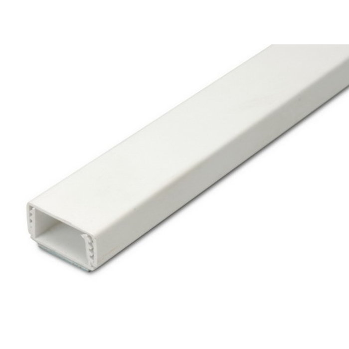 Veltkamp Kliklijst 20X10/15 wit+tape 5 x 2 meter RAL9010