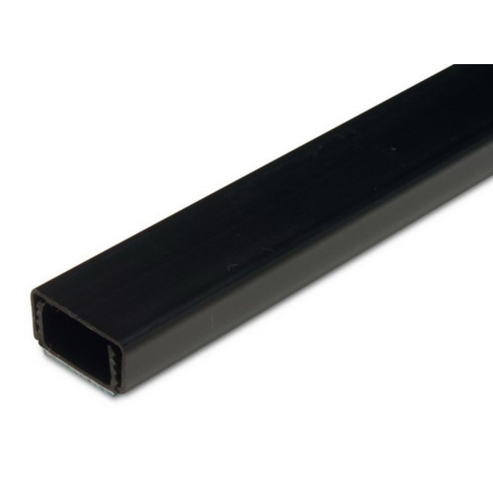 Veltkamp Kliklijst 20X10/15 zwart +tape 5 x 2 meter RAL9004