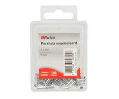 Ratio Adereindhuls ongeïsoleerd 4mm² - 100 stuks