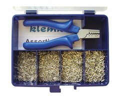 Klemko Assortimentsdoos ongeïsoleerde adereindhulzen + tang - 910010