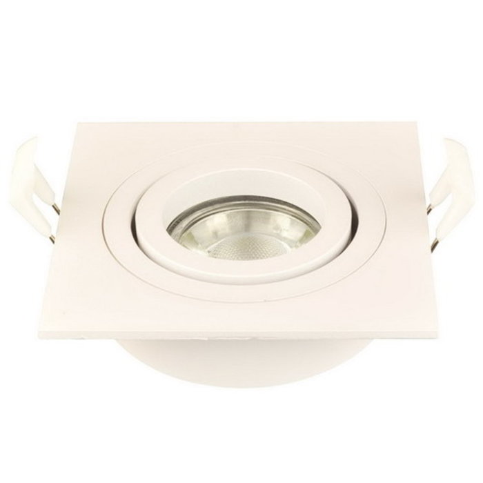 Nova LUX Inbouwspot kantelbaar - Vierkant - GU10 - Wit