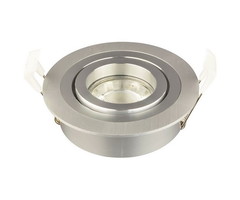 Nova LUX inbouwspot rond kantelbaar - GU10 - Aluminium