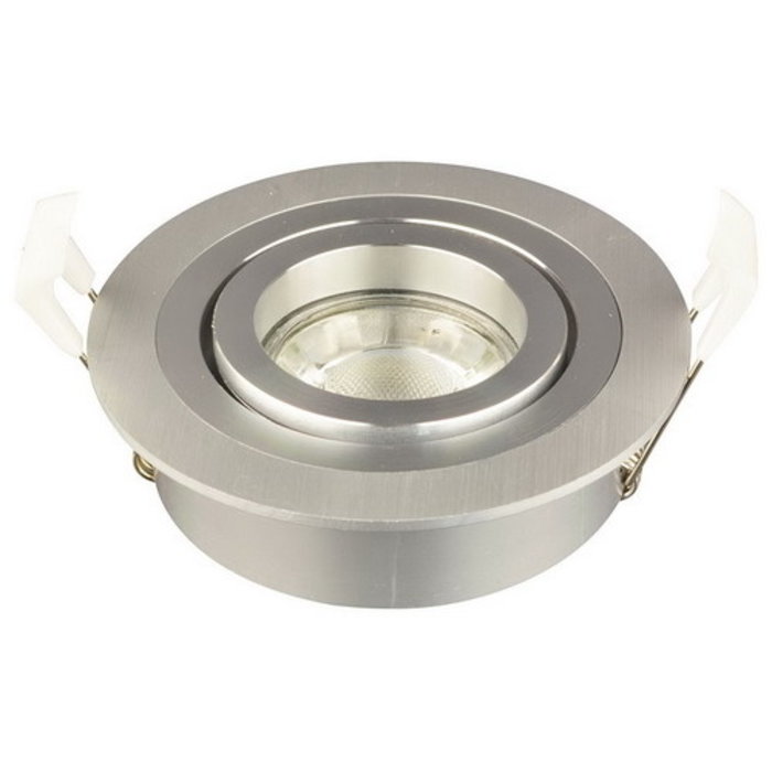 Nova LUX inbouwspot rond kantelbaar - GU10 - Aluminium