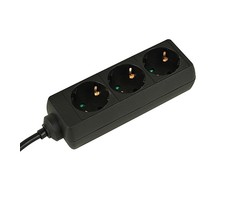 VB Extend Tafelcontactdoos 3 voudig zwart 1.5 meter RA 2500W