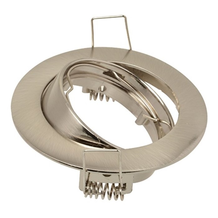 Nova Inbouwspot kantelbaar Ø50mm lamp aluminium geborsteld