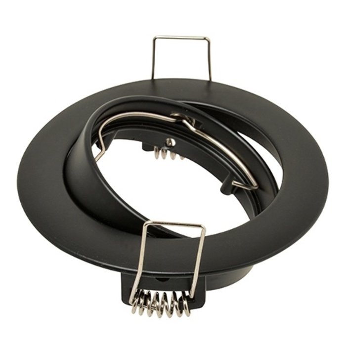 Nova Inbouwspot kantelbaar Ø50mm lamp zwart