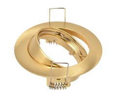 Nova Inbouwspot kantelbaar Ø50mm lamp messing