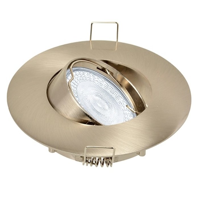 Nova Inbouwspot kantelbaar 50mm aluminium brede rand Ø98mm