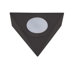 Nova LED Driehoekspot/Keukenspot mat zwart 230V IP44 +2M snr