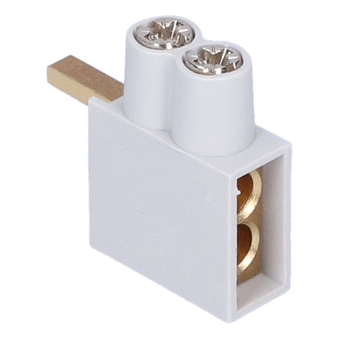 Aftakblok universeel 2 x 10 mm², aansluiting boven