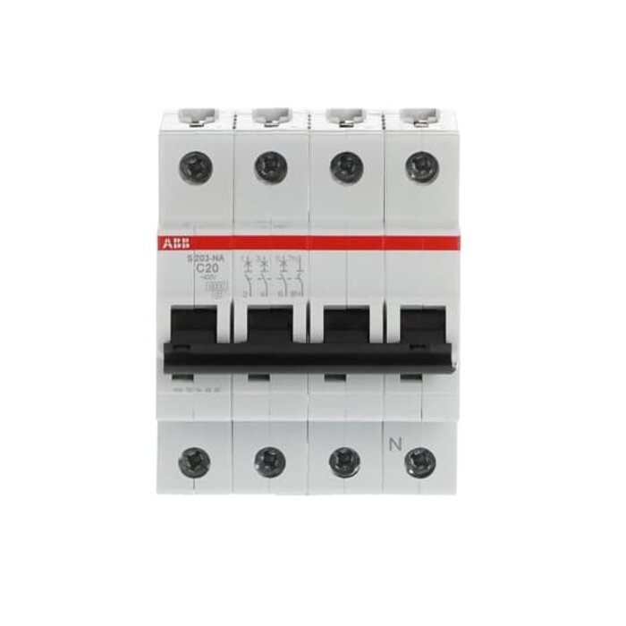ABB ABB Automaat 3P+N C20 S203-C20NA - 2CDS253103R0204