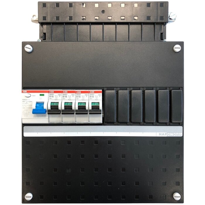 ABB Uitbreidingsgroepenkast 1-fase 4 groepen 220x220mm