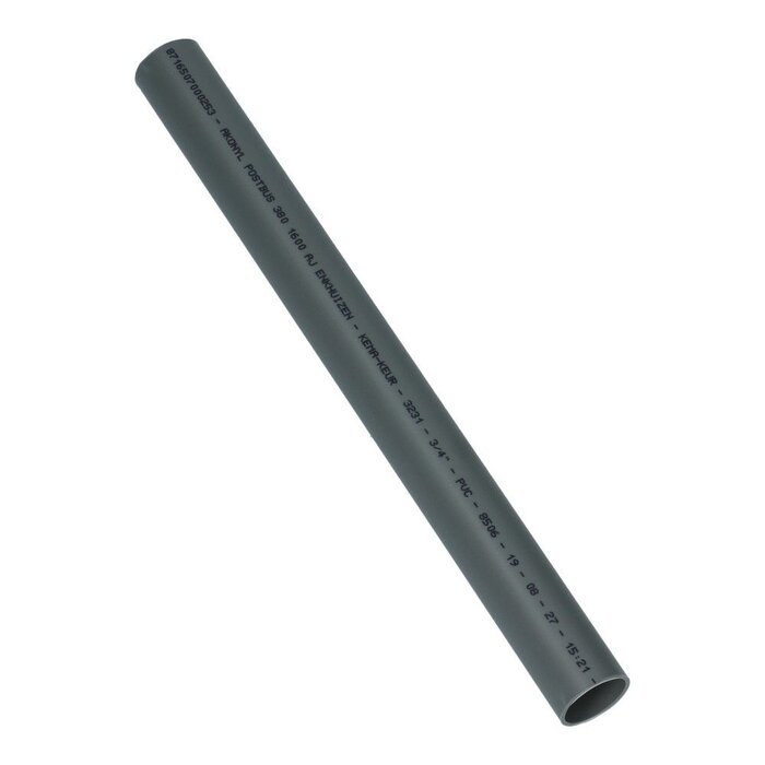installatiebuis 5/8 (16mm) slagvast (hostalit) grijs, lengte 2 meter,