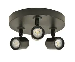 BigBright Opbouwspot 3-voudig rond 15W 1035lumen DimToWarm