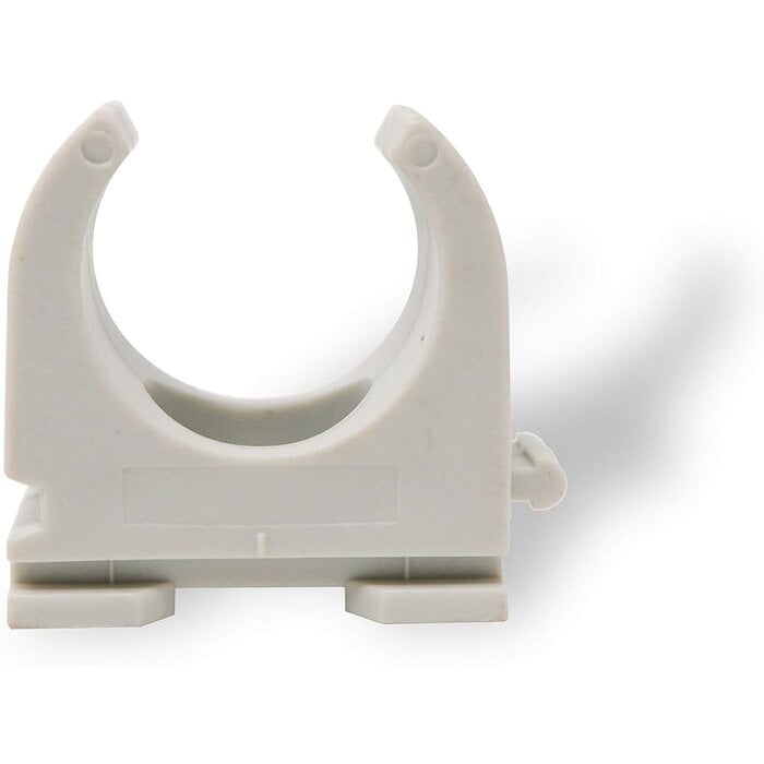 Klemzadel licht grijs 16mm 100 stuks