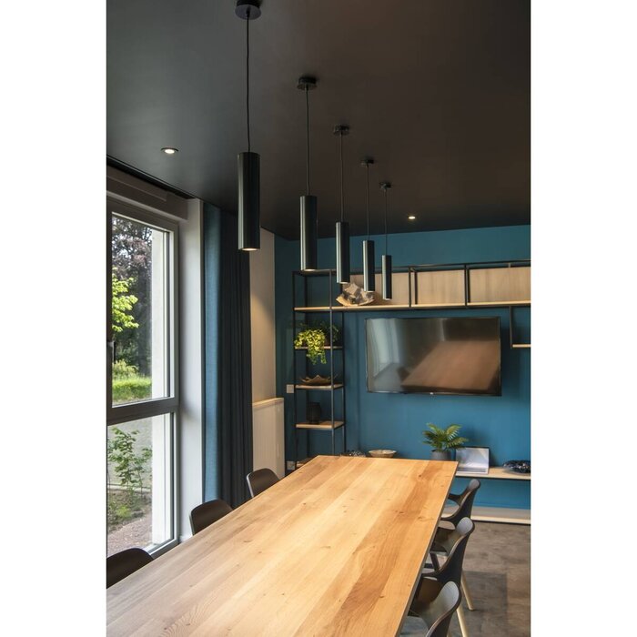 SLV SLV inbouwspot rond kantelbaar zwart Ø93mm (1007375)