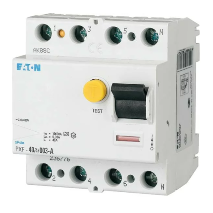Eaton Eaton Aardlekschakelaar 4-P 40A - 236776