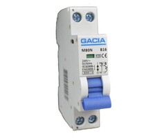 Gacia Gacia Installatieautomaat 1 polig + nul 40A karakteristiek C 6kA - M80N-C40