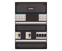 Eaton Eaton groepenkast 3-fase, 7 groepen, 2 aardlekschakelaars, 1 hoofdschakelaar - I-72V3400-HS-64