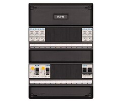 Eaton Eaton groepenkast 3-fase, 5 groepen, 2 aardlekschakelaars, 1 hoofdschakelaar - I-52G1400-HS-64