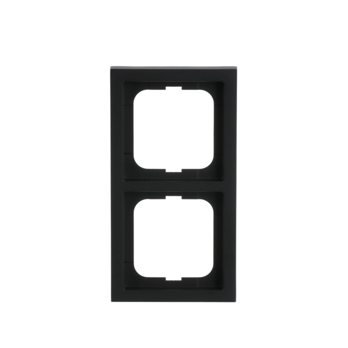 Busch-Jaeger Busch-Jaeger Future Linear 2-voudig afdekraam MAT Zwart 1722-885K