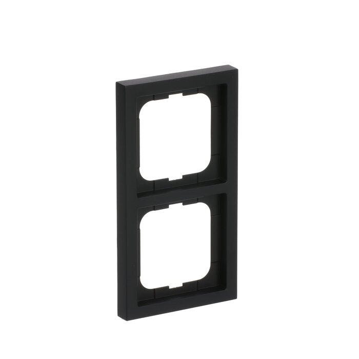 Busch-Jaeger Busch-Jaeger Future Linear 2-voudig afdekraam MAT Zwart 1722-885K