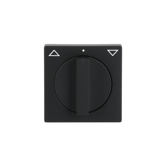 Busch-Jaeger Busch-Jaeger Future Linear knop rolluikschakelaar (draai) MAT Zwart 1740-885