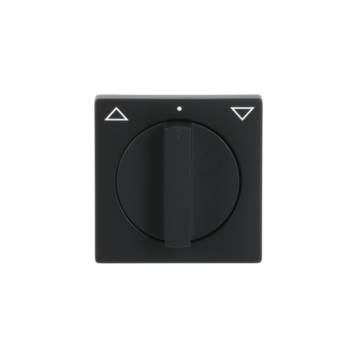 Busch-Jaeger Busch-Jaeger Future Linear knop rolluikschakelaar (draai) MAT Zwart 1740-885