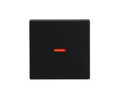 Busch-Jaeger Busch-Jaeger Future Linear Enkele wip met lens MAT Zwart 1789-885